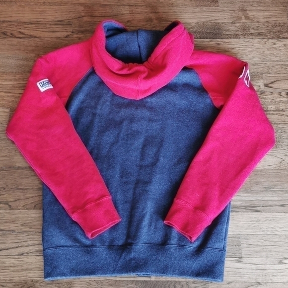 MONDETTA Canadian Flag Lined Hood Red Grey XS - Picture 2 of 9